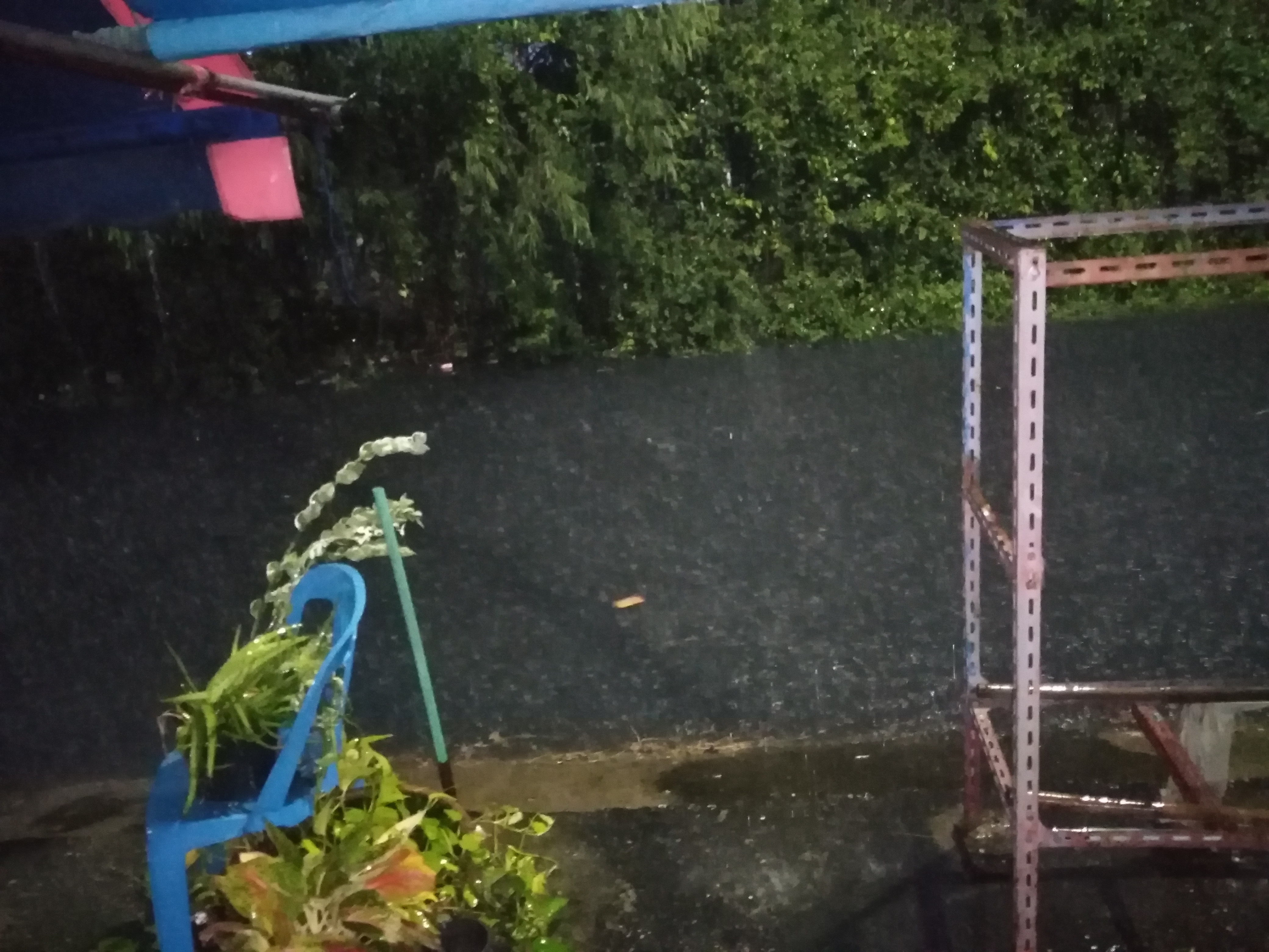 Floodwater outside a home in Nakhon Sawan, Thailand, on 25 September 2026
